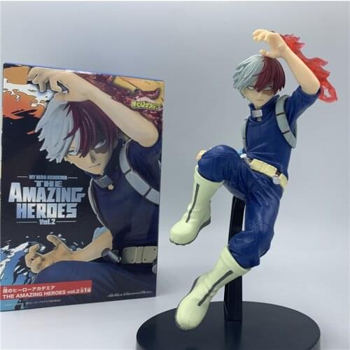 My Hero Academia Vol.3 Todoroki Shoto PVC Action Figure Collect Midoriya Bakugou Katsuki Model Toy 18cm