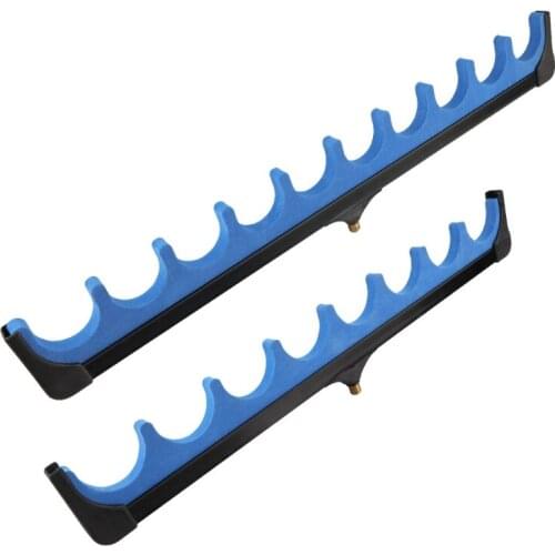 Fish King 6-10Holes Carp Fishing Rod Holder Stand 45cm/50cm Hard Foam Top Feeder Rod Pod Freshwater Rod Tackle