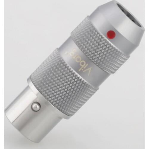 VIBORG XM202R+XF202R Pure Copper Made XLR With Rhodium plated XLR Plug Connector Jack Hifi Audio MIC Cable Balance Connector