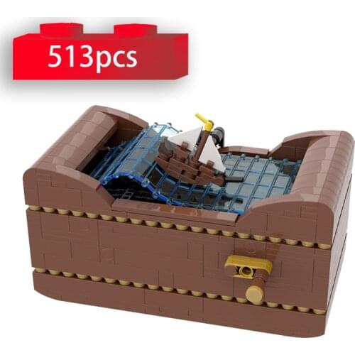 Ship at Sea by TonyFlow76 Planet GBC Model Building Blocks Assembled Bricks Educational Collection Toys for Children Gifts