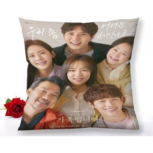 Custom My Unfamiliar Family Pillowcase Home Decoration Satin Fabric Square Pillowcase 40x40cm 60x60cm Bedroom Pillow Cover 1.15