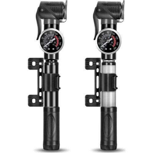 Light Weight Portable Mini Bicycle Pump MTB Mountain Bike Pump 120 PSI High Pressure Cycling Hand Air Pump Ball Tire Inflator