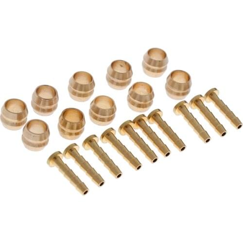 MagiDeal 10 Pairs Bicycle Bike Olive Insert Connector for BH59 Hydraulic Disc Brake Hose CNC Machined Cycling Bicycle Brake