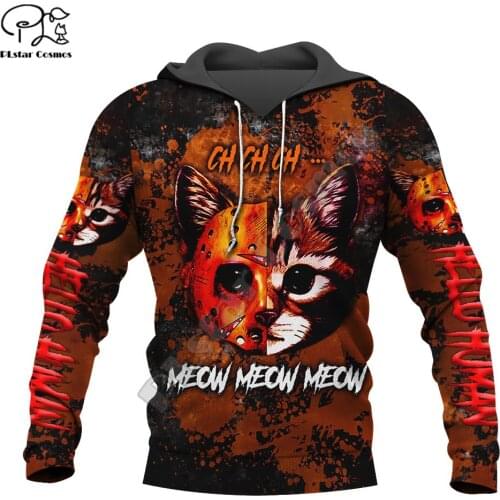Michael Myers Halloween Anime Cartoon Horror Movie Funny Chucky Women for Men Pullover Sweatshirt 3D Printed Hoodies
