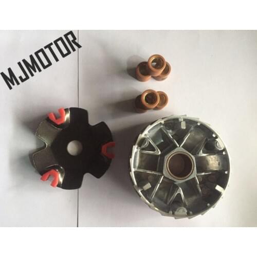 MJMOTOR-K High Performance Variator Set with Copper Rollers For Chinese 50 80cc GY6 Scooter Honda Dio50 ZX Kymco suzuki ATV Part