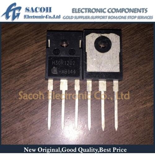 New Original 10PCS/Lot IHW30N120R2 H30R1202 or IHW30N120R3 H30R1203 or IHW30N120R H30R120 30R120 TO247 30A 1200V Cooker IGBT