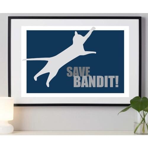 The Office TV Show Inspired Save Bandit Poster Canvas Painting Prints Office Wall Art Picture Home Room Wall Decoration