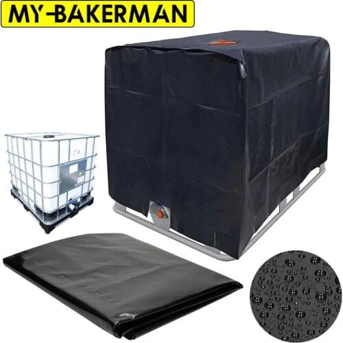 Outdoor Garden Rain Water Tank Sun Protection Dust Cover 1000 liters IBC Container Dust-proof Waterproof Aluminum Foil Cover