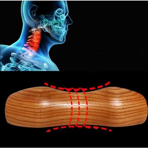 Solid wood pillow cervical spine adult neck pillow care cervical spine hard pillow small pillow