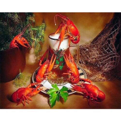 Full Square Round Drill 3D DIY Diamond Painting Cross Stitch kitchen 3D Diamond Embroidery Full Layout Mosaic Rhinestone Decor