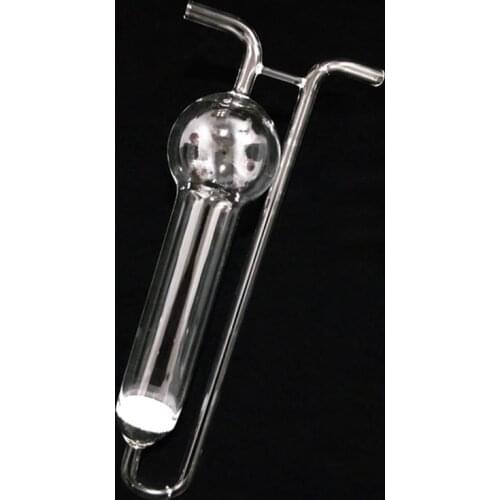 Clear/Brown U-shape Porous Glass Plate Absorption Tube/Bottle Air Collector 10 25 50 75 100 125ml