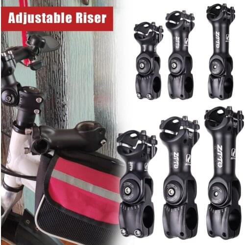 Adjustable 60 Riser 90 110 130mm * 25.4mm 31.8mm*90/120fiting Stem for XC MTB Mountain Road City Bike Bicycle Cycling part