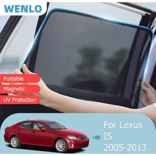 For Lexus IS IS250 2006-2013 Windshield Car Sunshade Rear Side Window Blind Sun Shade Truck Magnet Child Visor Mesh Curtain Net