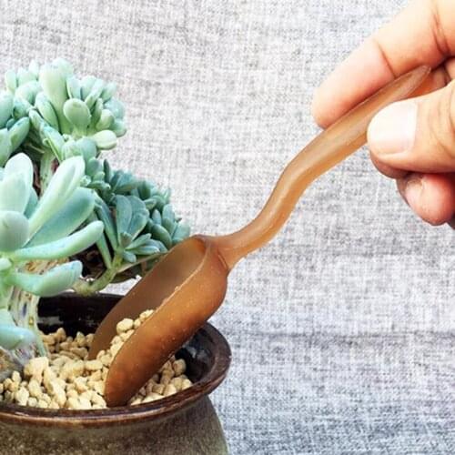 Plastic 10pcs Garden Soil Scoops Succulents Soil Scoops Multi-function Shovel Spoons Potted Flowers Garden Tools