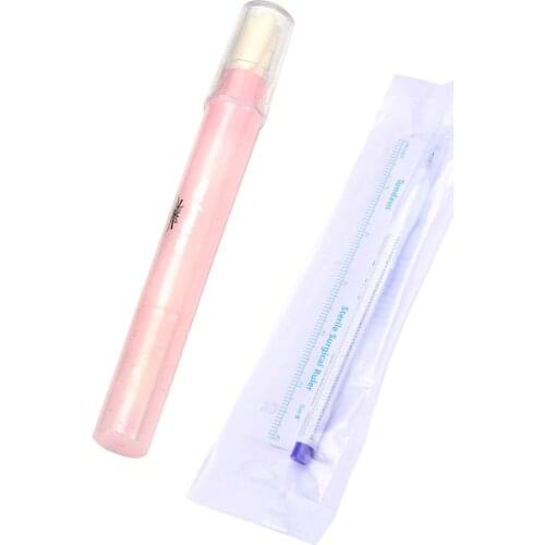 3Pcs Tattoo Marking Pen Ruler Eraser Permanent Makeup Microblading Tool Set