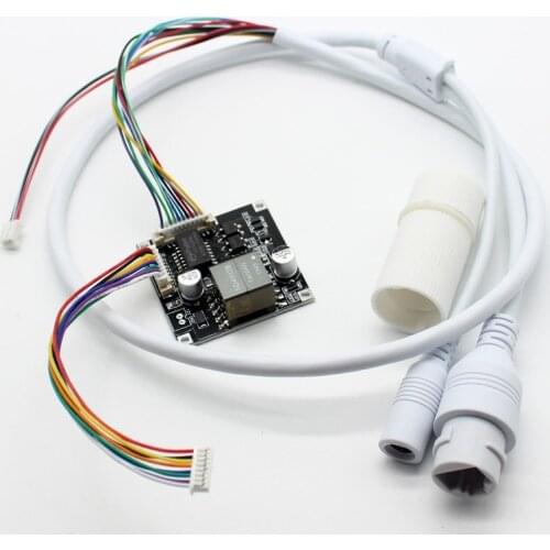 4pcs Smart POE Splitter Power Over Ethernet regulator module board input DC 48V / output DC12V 2A IEEE802.3af/at + POE cable