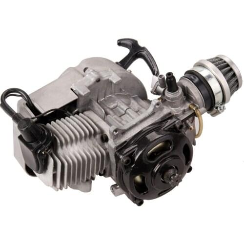 49cc 2 stroke pull start engine 25h sprocket engine transmission air filter for mini pocket pit quad dirt bike atv 4 wheel