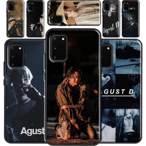 Agust D Suga Case For Samsung Galaxy S21 Ultra S8 S9 S10 Note 10 Plus Note 20 Ultra S20 FE Cover Shell