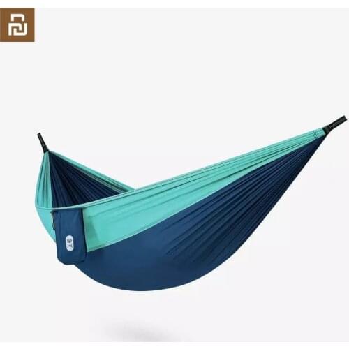 Youpin ZaoFeng Hammock Swing Bed 1-2Person Anti-rollover Hammocks Max Load 300KG for Outdoor Camping Swings Parachute Cloth