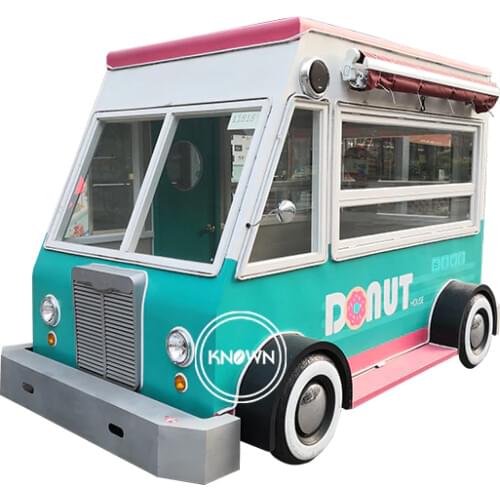Customized Electric Food Cart Mobile Hot Dog Vending Truck Street Ice Cream Coffee Van for Sale