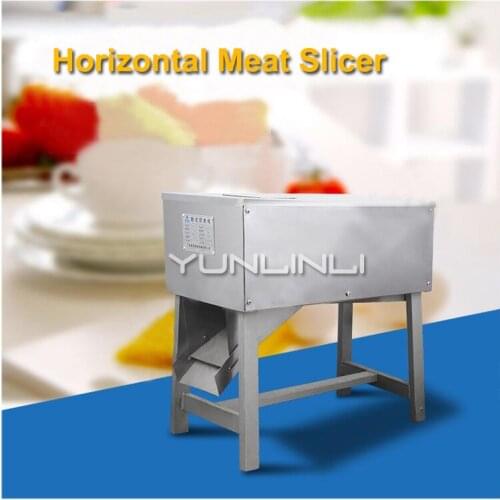 Commercial Meat Cutter Horizontal Type Electric Meat Slicer Multifunctional Meat Cutting Machine Meat Shredder