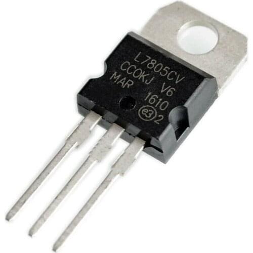 L7805CV 5V 1.5A Voltage Regulator To-220 - Pack of 10