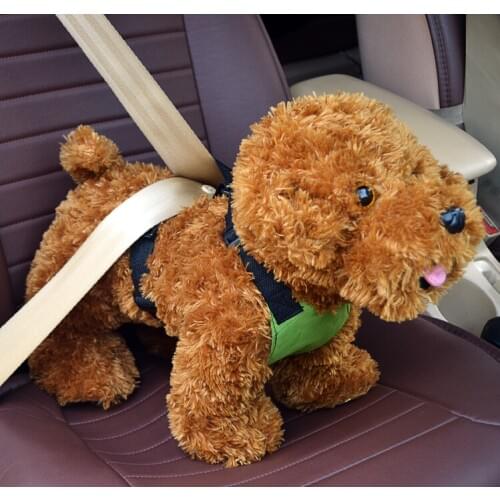 Multipurpose Dog harness in car cute dog harness dog car safety harness small dog S M L