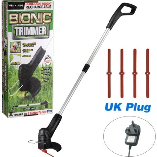 4-Piece Plastic Blade Set Replacement Blade for Cordless Grass Trimmer Strimmer