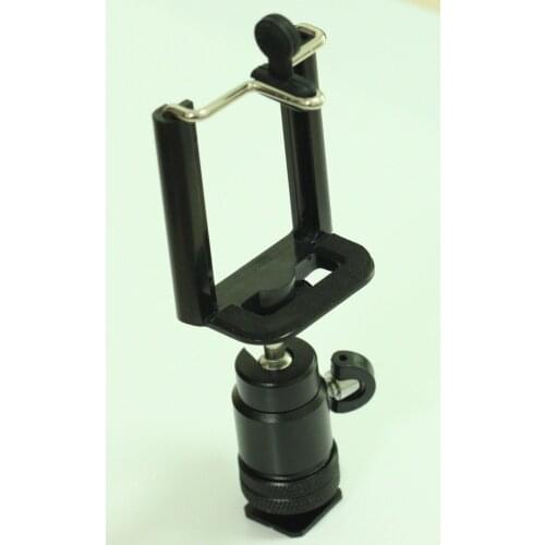 New PHONE BRACKET & 1/4"-20 Hot Shoe Adaptor&mini ball head for EOS 6D WIFI USE