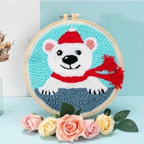 Punch Needle Pen Magic Embroidery cross stitch kits embroidery needlework sets fabric DIY Crafts Sewing Accessories tools frame