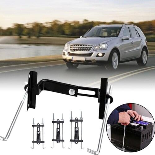 Adjustable Stable Durable Car Battery Holder Stabilizer Mount Rack Metal Fixed Bracket Stand