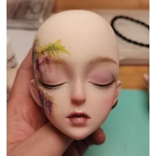 1/3 BJD Doll Head DIY Hand make up Princess Dolls 58CM Ball Joints Movable body