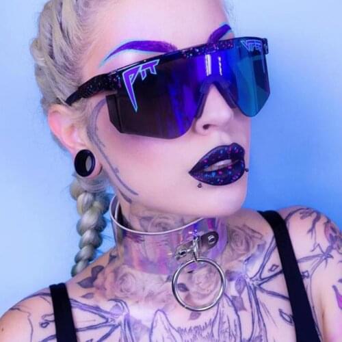 2021 Brand Pit Viper Sunglasses Men Women Outdoor Sports Polarized Glasses Retro 90s Mirror Sun Glasses Oversized Goggles UV400