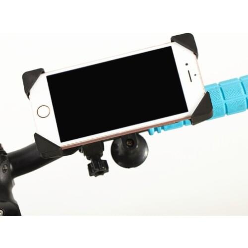 Universal Motocycle Bicycle Plastic/Silicone Mobile Phone Holder For IPhone Samsung Xiaomi Mobile Bike Handlebar Phone Holder