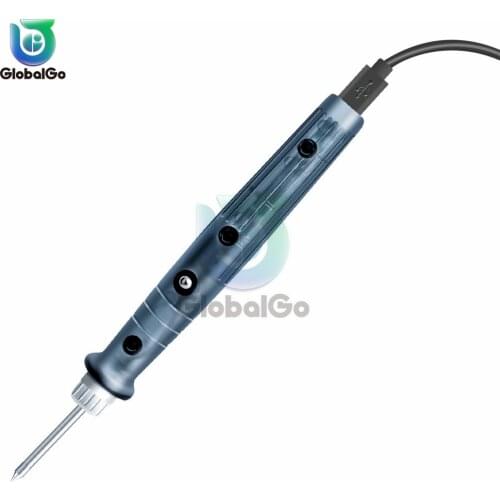 DC 5V 8W Adjustable Temperature USB Soldering Iron Three Gears Adjustable Welding Solder Rework Station Heat Pencil Repair Tools