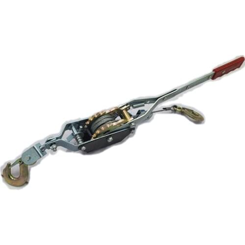 Cable Puller Sling Manual Winch Relay 1000KG with 2 Gears for Moving Cars Logs Boat Winch Trailer