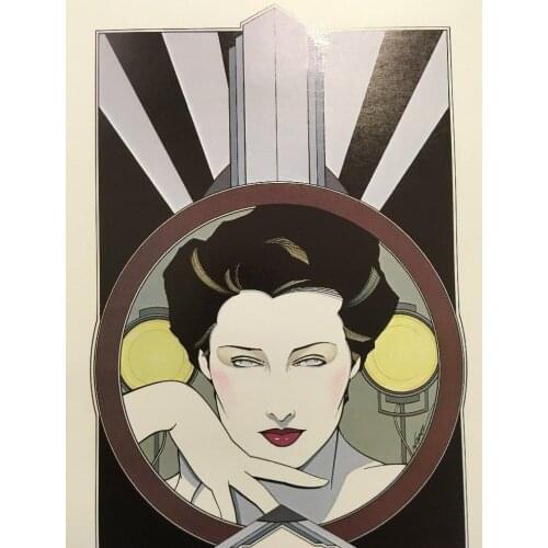 175 Patrick Nagel Lights Cameras Connectors ITT Canon Suite Silk Poster Wall Art Home Decoration Gift