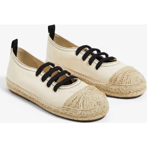 2021 Autumn Womens Flats Shoes Mixed Colors Elastic Band Flat Straw Fisherman Loafers Lazy Four Seasons Single Shoes Sneakers