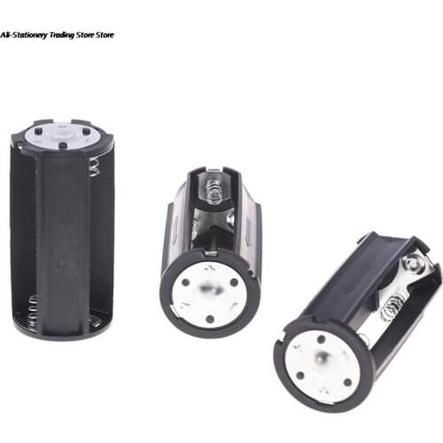 3Pcs 3x Aa Naar D Formaat Batterij Adapter Converter Holder Case Box Drop Shipping
