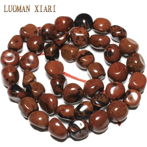 Wholesale Gravel Shape Irregular 9-11 mm Golden Swan Natural Stone Beads For Jewelry Making DIY Bracelet Necklace Strand 15