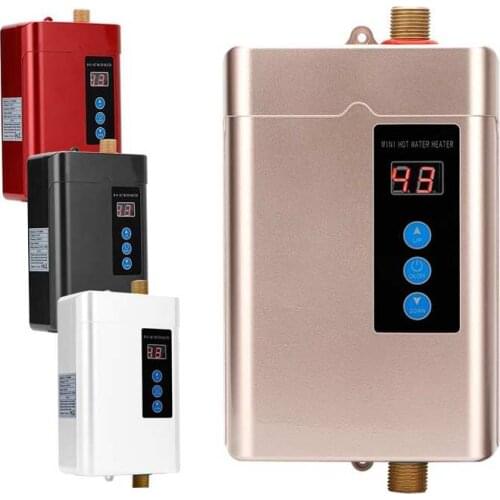 Household Mini Electric Water Heater Instant Tankless Water Heater Heating Machine US/EU Plug