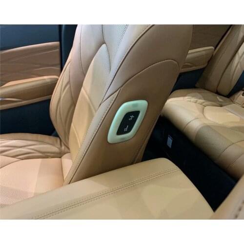 For Toyota avalon 2019 2020 Carbon Fiber The Co-pilot Side Seat Adjustment Button Switch Frame Cover Trim Accessories