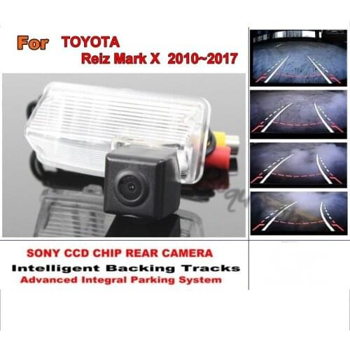 For TOYOTA Reiz Mark X MarkX MK2 2010~2017 Car Intelligent Parking Tracks Camera / HD Back up Reverse Camera / Rear View Camera