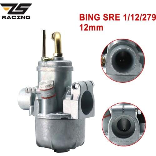 ZS Racing New 1PC Motorcycle 12mm Carburetor Carburador For BING SRE 1/12/297B-50 CASAL MANET PUCH ZUNDAPP Motorbike
