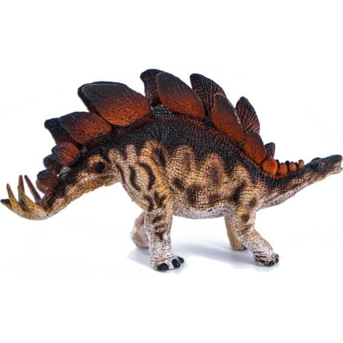 Classic Toy Animal Figurines Model Handmade Dinosaur Stegosaurus Boys Gift Furnishing Science Jurassic