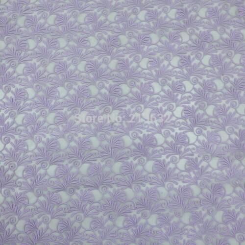 POp2 computer embroidery sewing machine yarn textile Eugen flower leaf clothing transparent fabric factory direct cloth tulle
