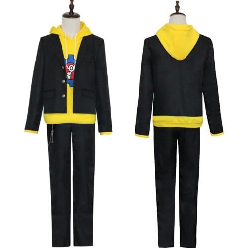 SK8 The Infinity Reki Kyan Cosplay Costume Hoodie Top Pants Halloween Costume Whole Set