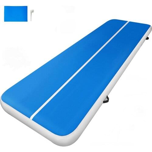 6m 7m 8m inflatable air track gymnastics Tumble floor tumbling mat home Yoga gym taekwondo Cheerleading Beach with air pump