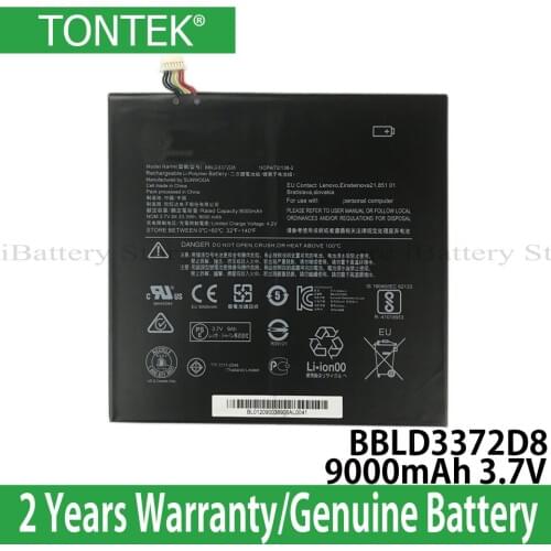 Genuine BBLD3372D8 Battery For Lenovo Miix320-10ICR Miix325-10ICR Series 5B10N38140