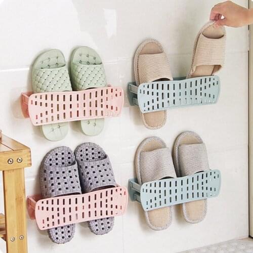 Shoes Rack Bathroom New Creative Plastic Shoe Shelf Stand Cabinet Display Shelf Organizer Wall Rack Shoes Rack Storage Shelf